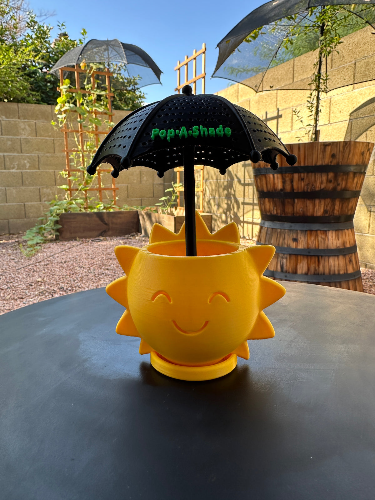 Pop-of Sunshine Pot w/Mini Pop-A-Shade