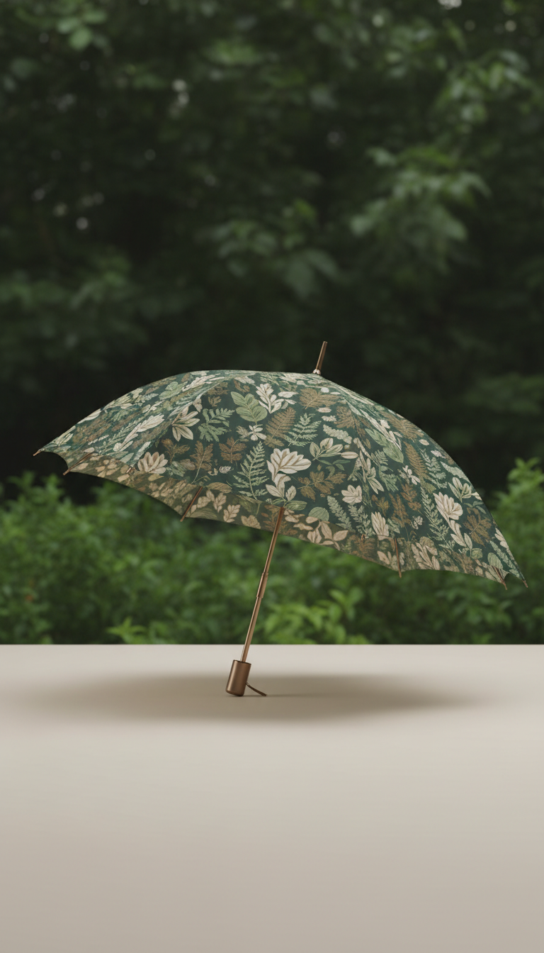 Deep Forest botanical umbrella